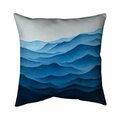 Fondo 26 x 26 in. Blue Ocean-Double Sided Print Indoor Pillow FO2775187